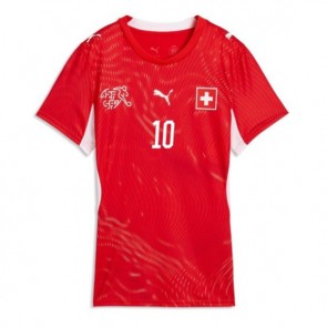 Schweiz Granit Xhaka #10 Hjemmebanetrøje Dame VM 2026 Kortærmet